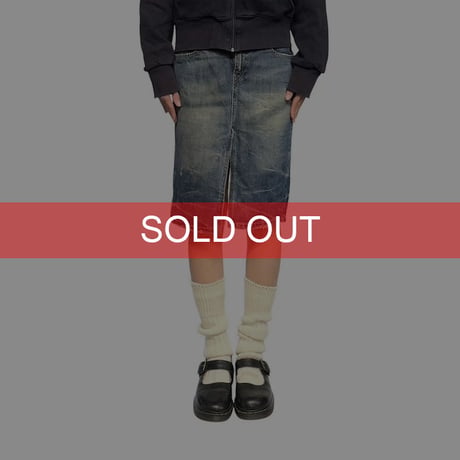 【USED】00's EURO Levi's CENTER SLIT DENIM SKIRT