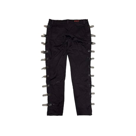 【USED】90's-00's ADERLASS Side-Buckle Bondage Pants