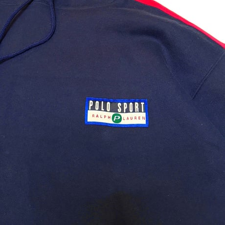 【USED】90's POLO SPORT RALPH LAUREN P-LOGO SWEAT PARKA