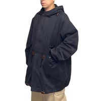 【USED】90's Giorgio Armani Reworked M-51 Style Mid-Length Coat Navy