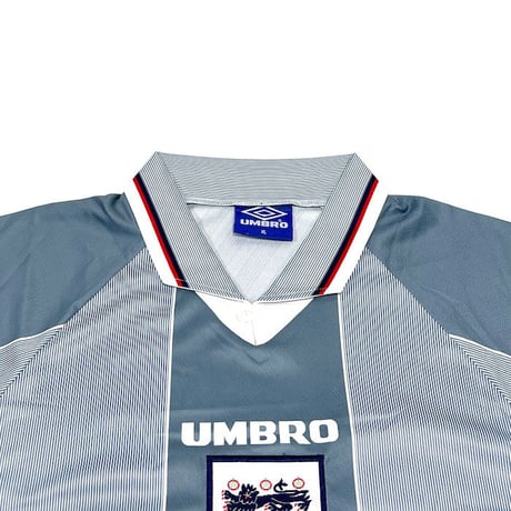 【DEAD STOCK】00'S UMBRO ENGLAND NATIONAL TEAM 96 AWAY FOOTBALL SHIRT