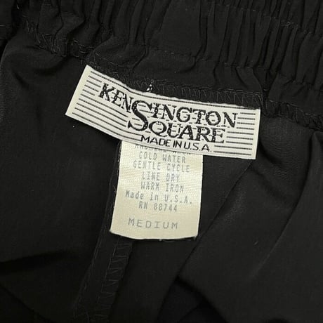 【USED】80'S-90'S KENSINGTON SQUARE EASY PANTS BLACK