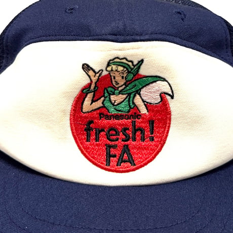 【USED】80's Panasonic fresh! FA MESH CAP