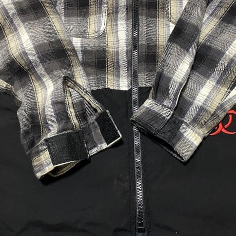 【USED】90'S HAZ-MAT SWITCHING SHIRT JACKET