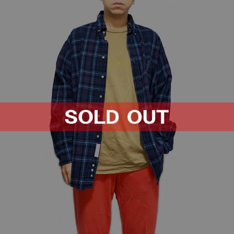 【USED】00'S PENDLETON TARTAN CHECK WOOL SHIRT