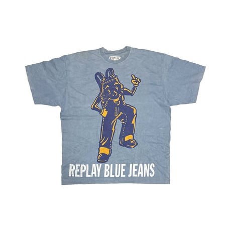 【USED】90's REPLAY “BLUE JEANS” Character  Graphic T-shirt