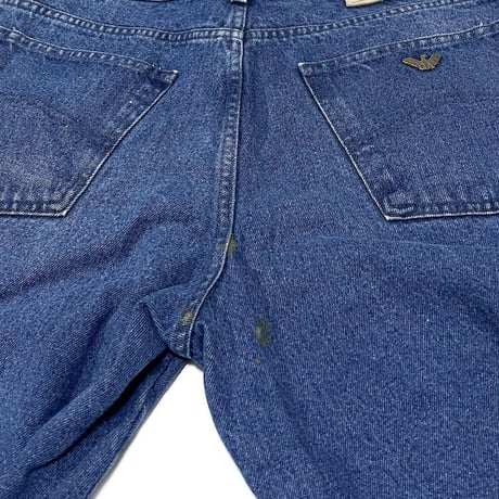 【USED】80'S-90'S ARMANI JEANS LOOSE FIT DENIM PANTS