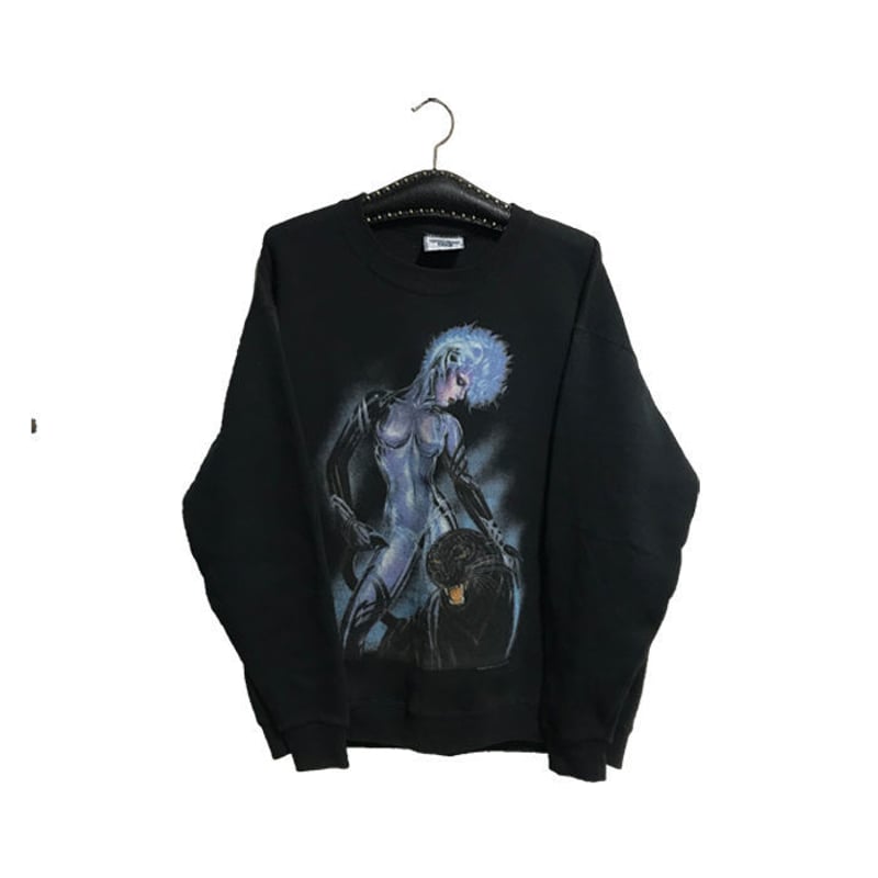 USED】90'S HEAVY METAL OLIVIA SWEATSHIRT | KONBINI USED】90'S HEAVY METAL OLIVIA SWEATSHIRT | KONBINI