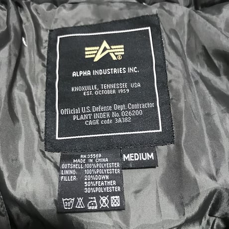 【USED】ALPHA DOWN JACKET