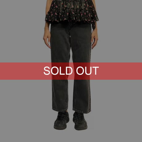 【USED】00'S LEE BLACK DENIM PANTS