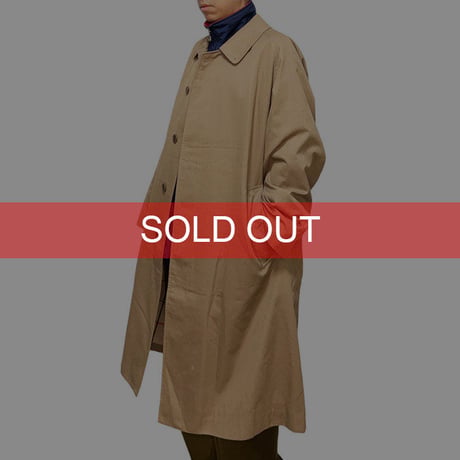 【USED】80'S BURBERRYS ONE PANEL SLEEVE BALMACAAN COAT MADE IN ENGLAND