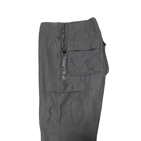【USED】00's GOODENOUGH NYLON CARGO PANTS GRAY