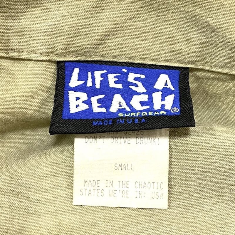 USED】80'S LIFE'S A BEACH BAD BOY CLUB BOMBER B USED】80'S LIFE'S A BEACH BAD BOY CLUB BOMBER B
