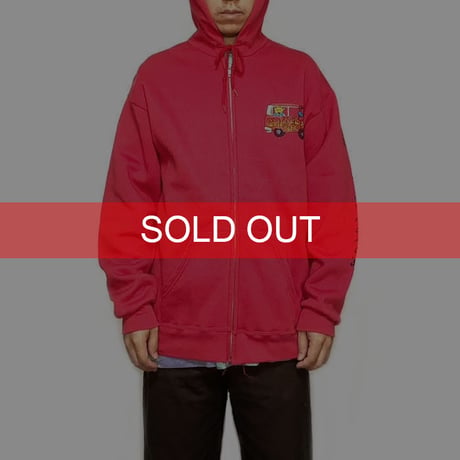 【USED】90'S  GRATEFUL DEAD 95 SPRING ROAD TOUR ZIP HOODIE