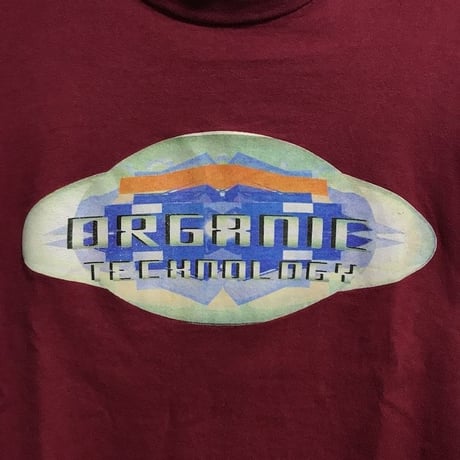 【USED】90'S  ANARCHIC ADJUSTMENT L/S T-SHIRT "ORGANIC TECHNOLOGY"