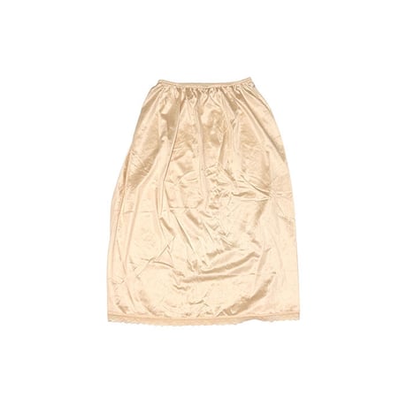 【USED】70'S Warners NYLON SLIP SKIRT BEIGE