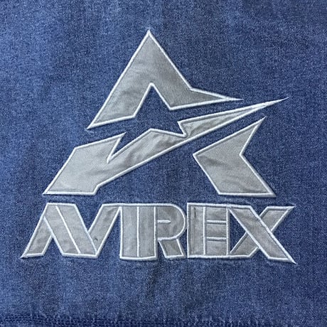 【USED】90'S AVIREX DENIM SHIRT JACKET