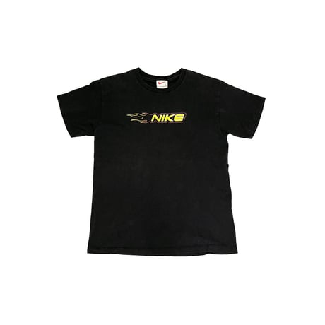 【USED】90's NIKE FIRE LOGO T-SHIRT