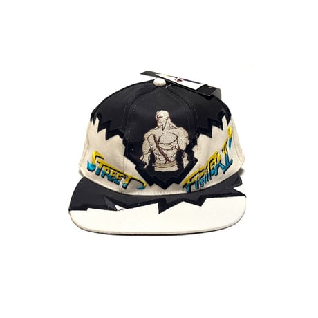 【DEAD STOCK】1996 VEGA × Street Fighter II “Sagat” Snapback Cap Made for Italy