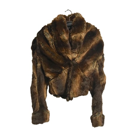 【USED】90'S VIVIENNE WESTWOOD GOLD LABEL × TISSAVEL FAUX FUR JACKET