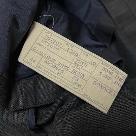 【USED】80's-90's GIORGIO ARMANI ITALIAN LINEN MAO COLOR JACKET