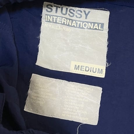 【USED】90'S-00'S STUSSY INTERNATIONAL SINGLE CARGO POCKET EASY PANTS