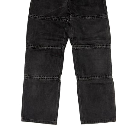 【USED】90's HELMUT LANG VINTAGE COTTON 4-PARTS PANTS BLACK