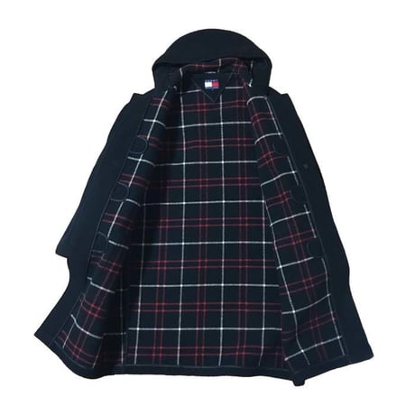 【USED】90'S TOMMY HILFIGER OVERSIZED DUFFLE COAT