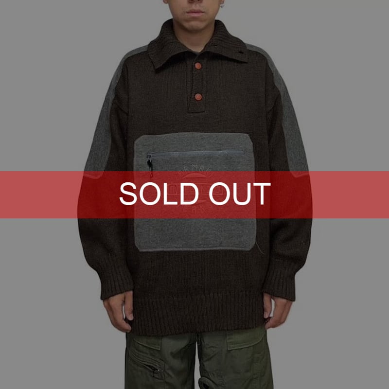USED】90's ARMANI JEANS TECHNO KANGAROO POCKET