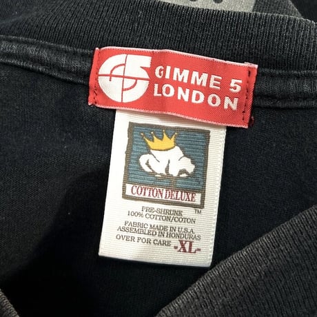 【USED】90'S GIMME FIVE COMBINING MECHA POCKET T-SHIRT