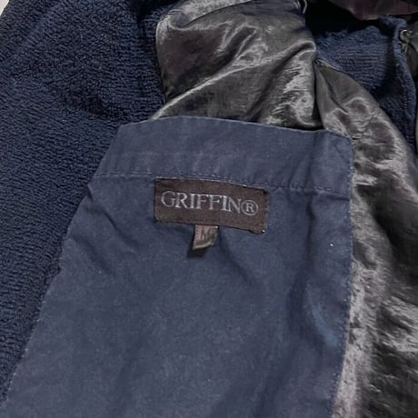 【USED】90'S GRIFFIN PILE FABRIC×COTTON SWITCHING JACKET