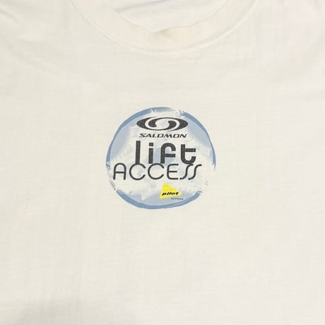 【USED】00's SALOMON lift ACCESS T-SHIRT