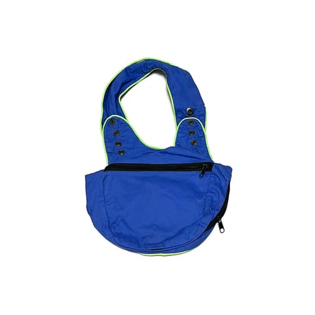 【USED】80's-90's NEPAL RAVE BODY BAG with SYMBOL EMBROIDERY