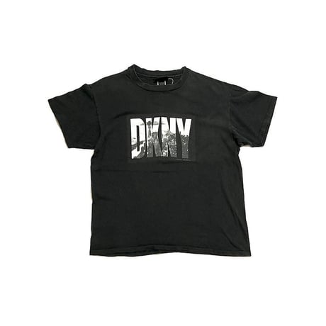 【USED】90'S DKNY NEW YORK CITY LOGO T-SHIRT