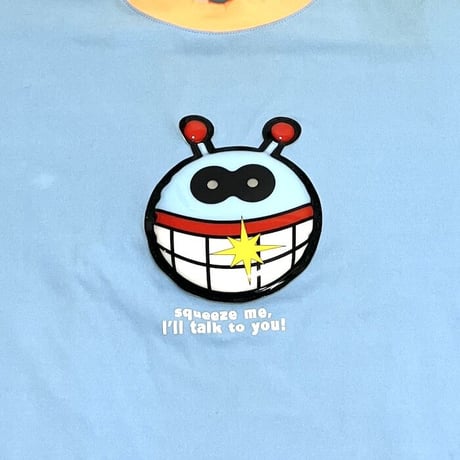 【USED】 90'S W.&L.T. PUK PUK T-SHIRT SKY BLUE ②