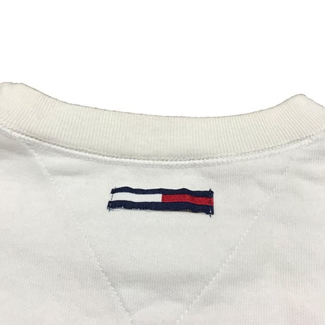 【USED】90'S TOMMY HILFIGER FLAG LOGO WAPPEN SWEATSHIRT