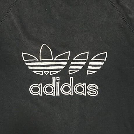 【USED】80'S ADIDAS CELL DIVISION TREFOIL SWEATSHIRT