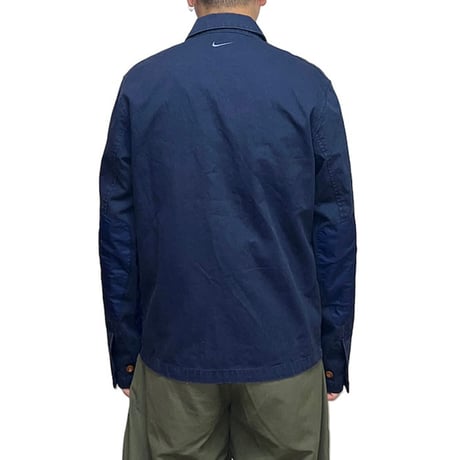 【USED】00's NIKE INT'L COTTON × NYLON SWITCHING JACKET