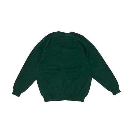 【USED】90'S TOMMY HILFIGER COTTON KNIT POCKET SWEATER