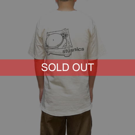 【USED】80'S-90'S STUSSY STUSNICS T-SHIRT