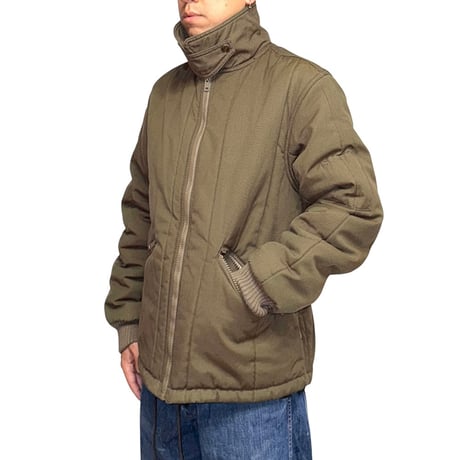 【USED】90's ARMANI JEANS QUILTED AVIATOR JACKET