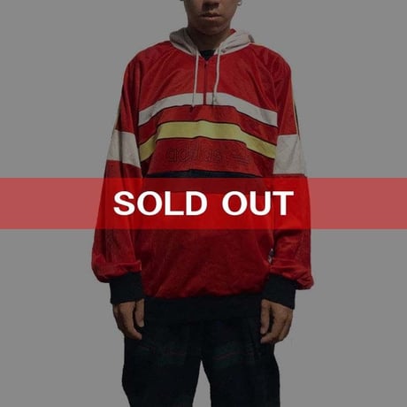 【USED】80'S ADIDAS SPORTS HOODIE MADE IN WEST GERMANY