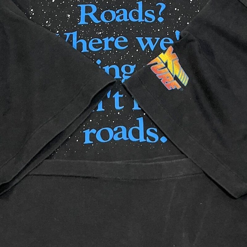 USED】90'S BACK TO THE FUTURE T-SHIRT | KONBINI USED】90'S BACK TO THE FUTURE T-SHIRT | KONBINI