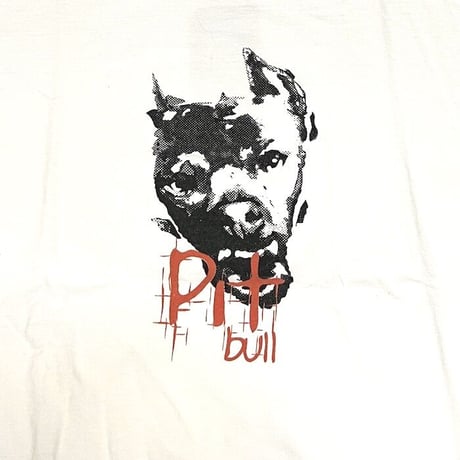 【USED】90'S-00'S Pit bull energy drink T-SHIRT