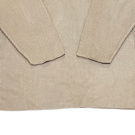 【USED】90'S AMERICAN KNITWORKS COTTON KNIT RIB SWEATER
