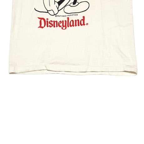【USED】70's Disneyland MICKEY MOUSE RINGER T-SHIRT