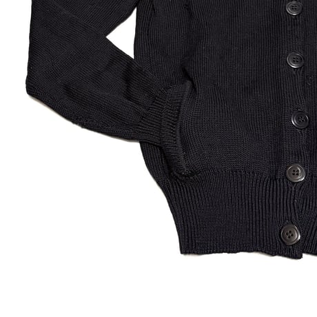 【USED】90's A.P.C. WOOL KNIT CARDIGAN BLACK