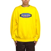 【USED】90's POLO SPORT Ralph Lauren Logo Sweatshirt Yellow