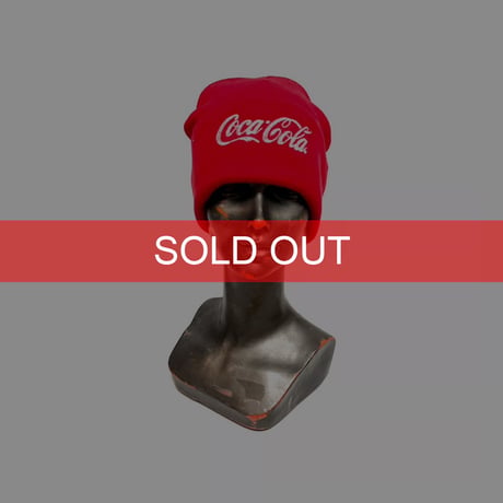 【USED】2010's Coca-Cola KNIT BEANIE