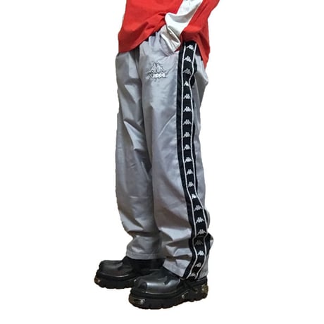 【USED】90'S KAPPA TRACK PANTS SILVER